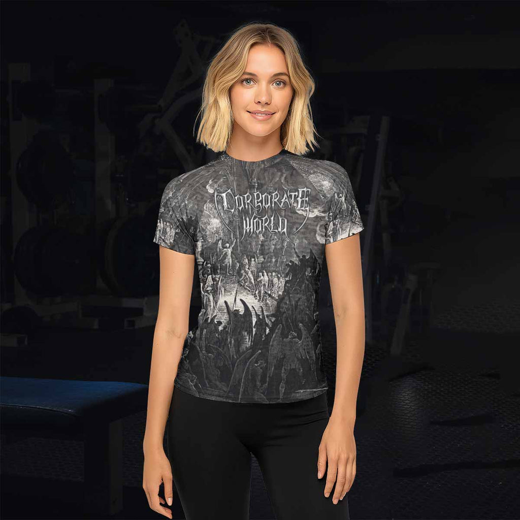 Corporate World Paradise Lost Rash Guard
