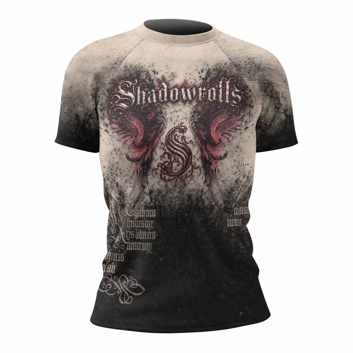 Grunge Smoke Gothic Rash Guard