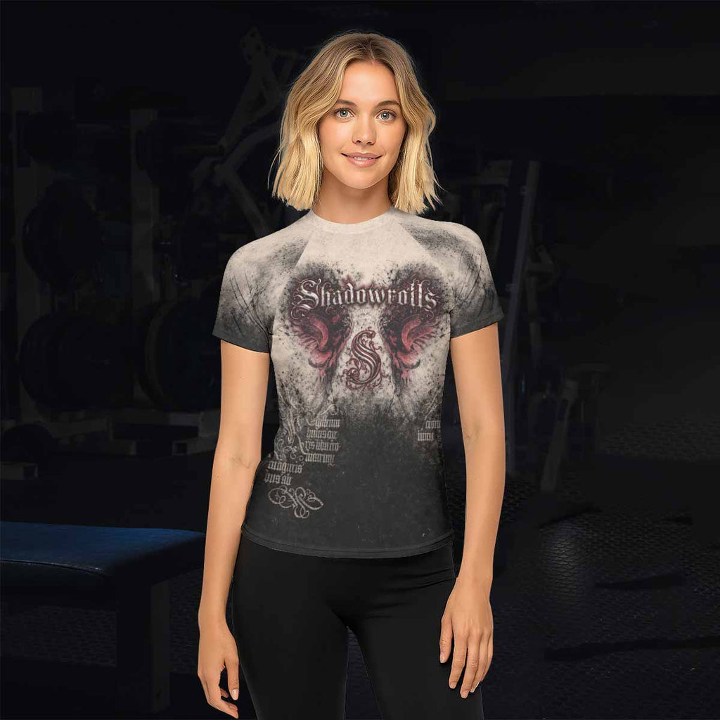 Grunge Smoke Gothic Rash Guard