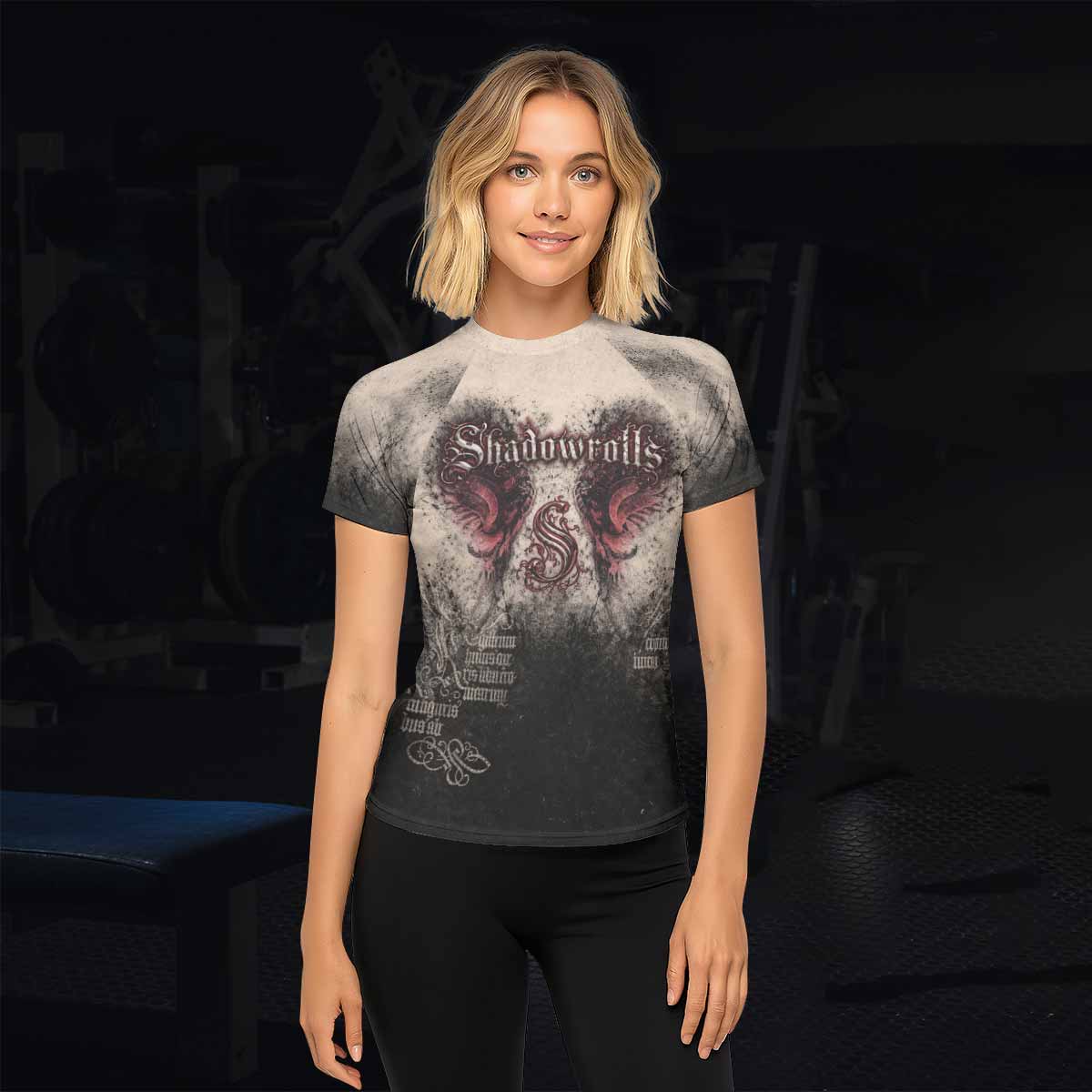 Grunge Smoke Gothic Rash Guard