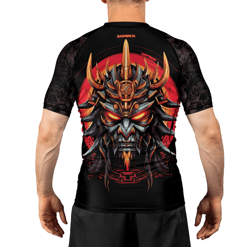 Rashninja Cyber Oni Chronicles Men's Short Sleeve Rash Guard
