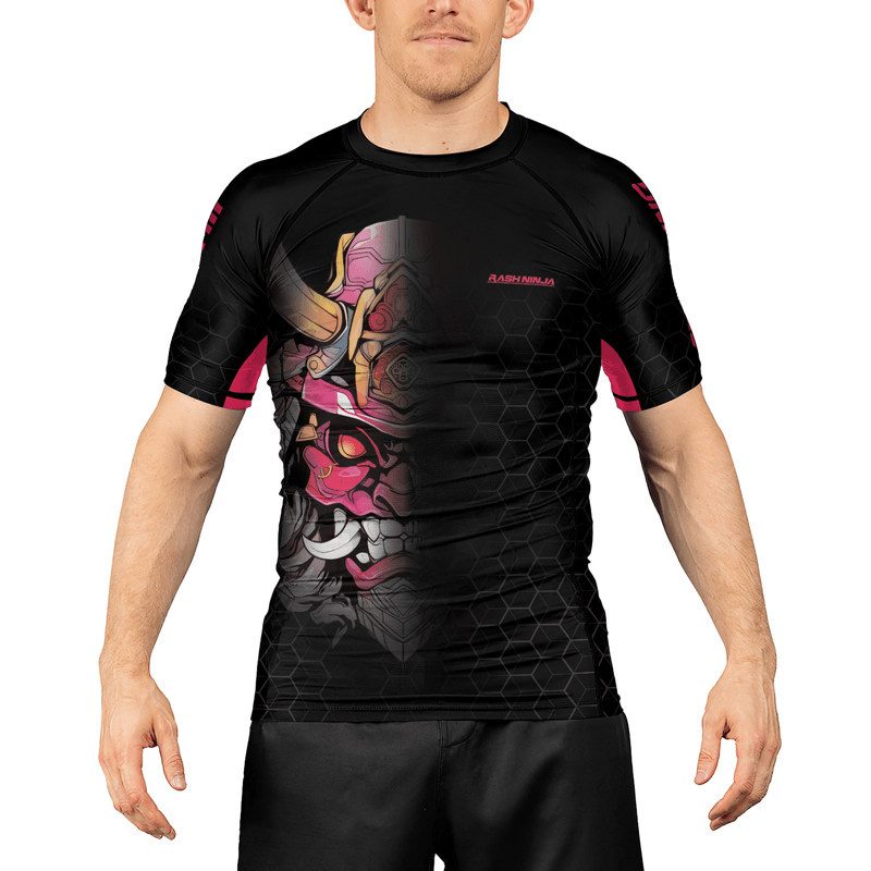 Rashninja Fear the Oni Men's Short Sleeve Rash Guard