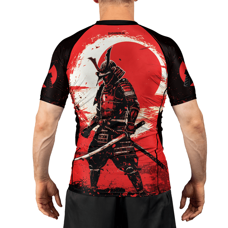 Rashninja Blade of the Samurai Men's Short Sleeve Rash Guard