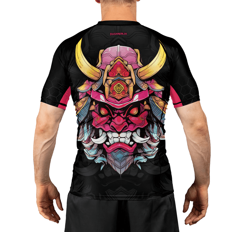 Rashninja Fear the Oni Men's Short Sleeve Rash Guard