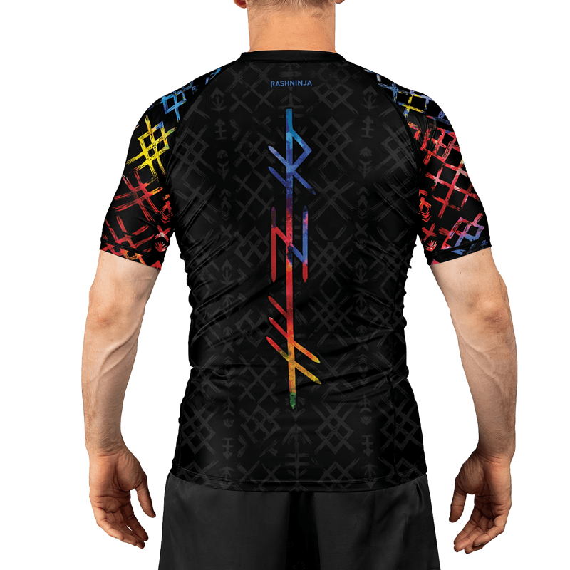 Rashninja Norse Mythology Men's Short Sleeve Rash Guard