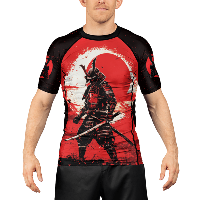 Rashninja Blade of the Samurai Men's Short Sleeve Rash Guard
