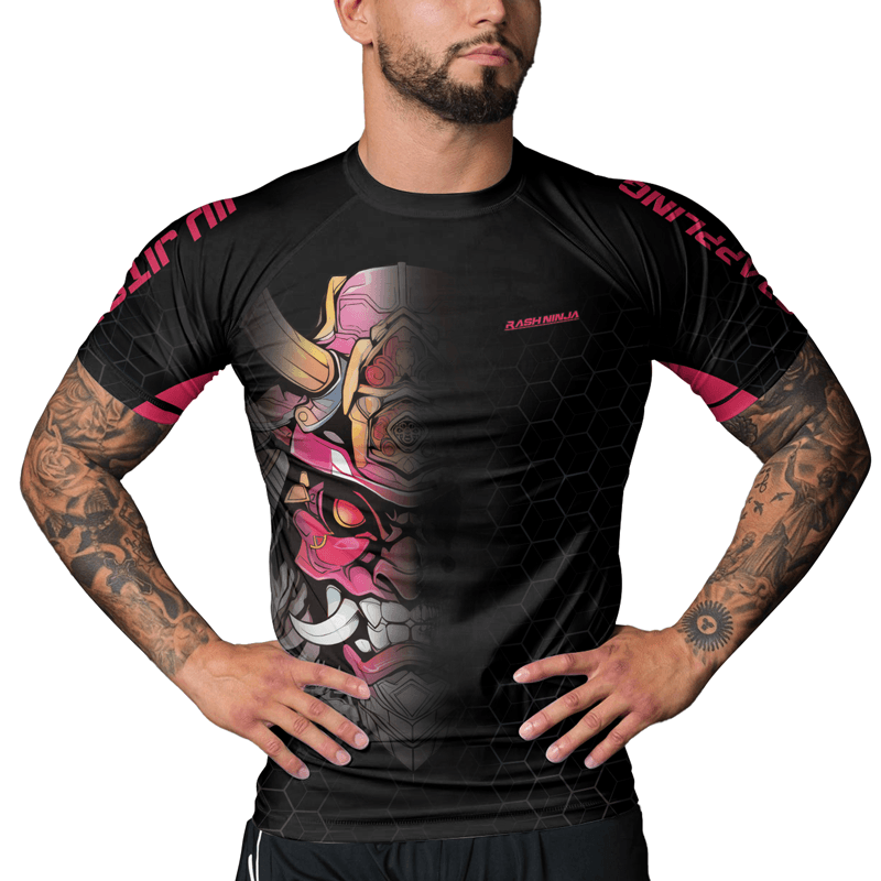 Rashninja Fear the Oni Men's Short Sleeve Rash Guard