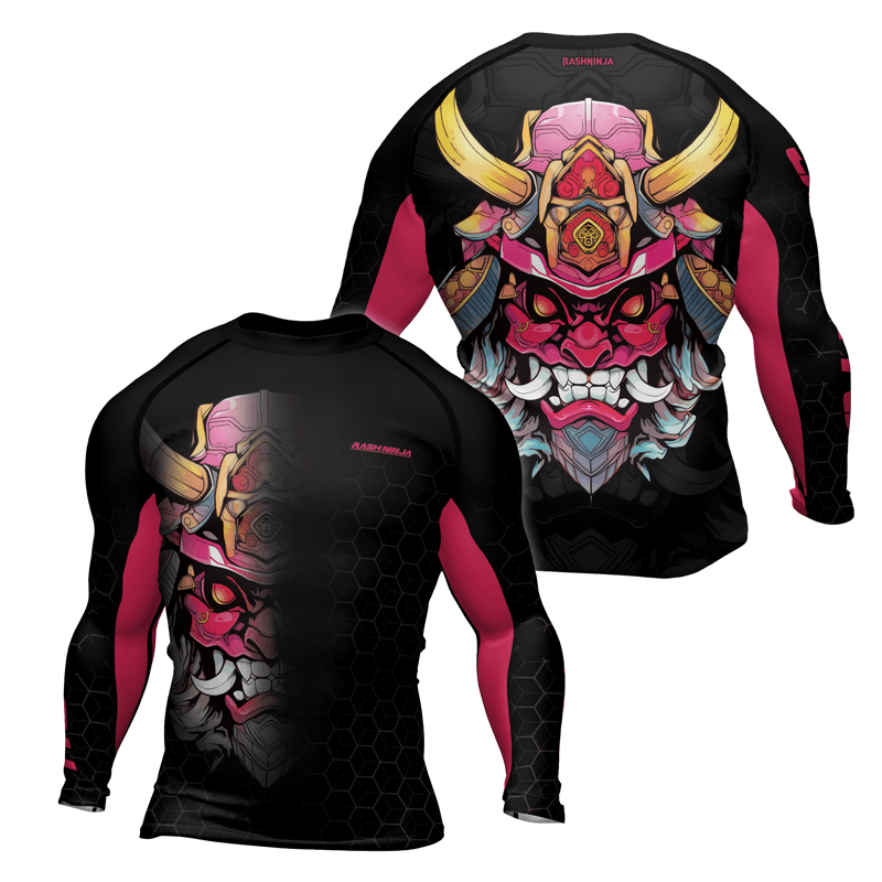 Rashninja Fear the Oni Men's Long Sleeve Rash Guard