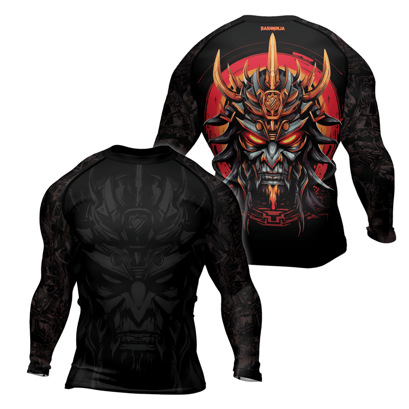 Rashninja Cyber Oni Chronicles Men's Long Sleeve Rash Guard