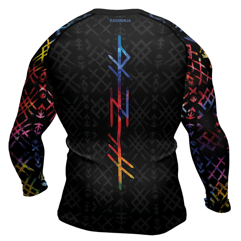Rashninja Norse Mythology Men's Long Sleeve Rash Guard