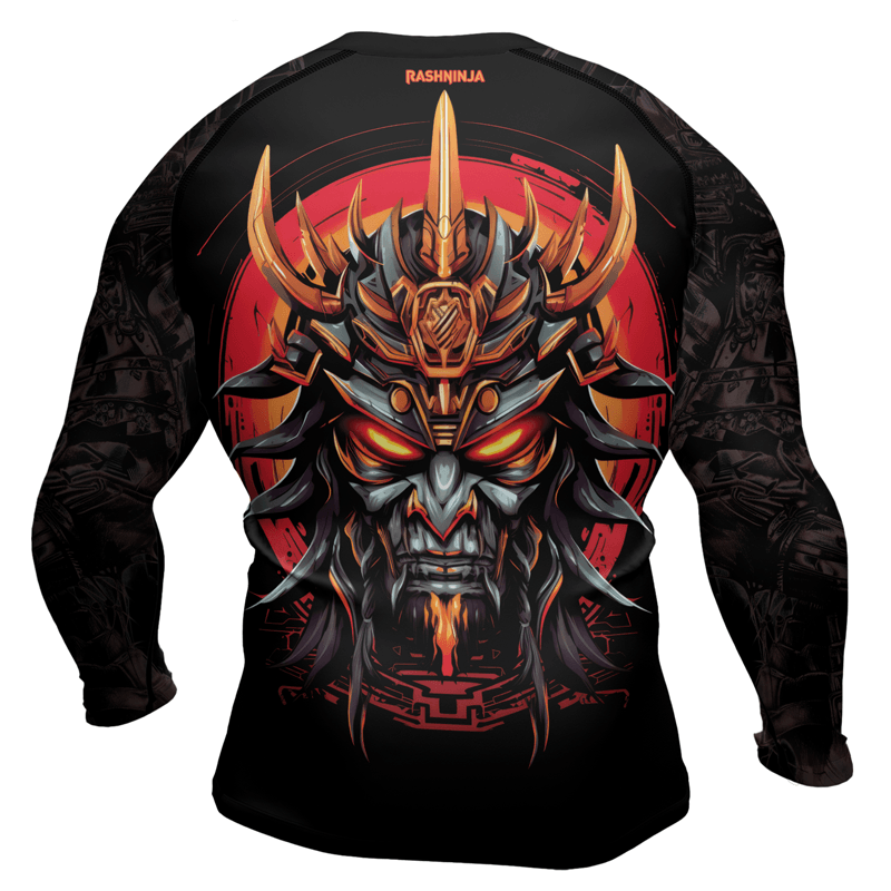 Rashninja Cyber Oni Chronicles Men's Long Sleeve Rash Guard