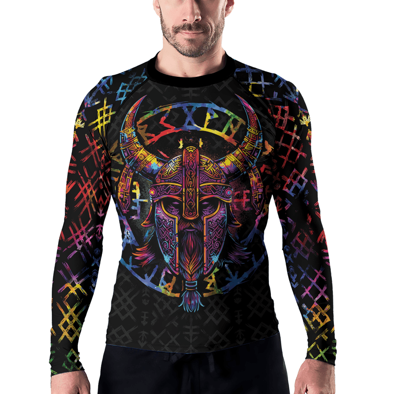 Rashninja Norse Mythology Men's Long Sleeve Rash Guard