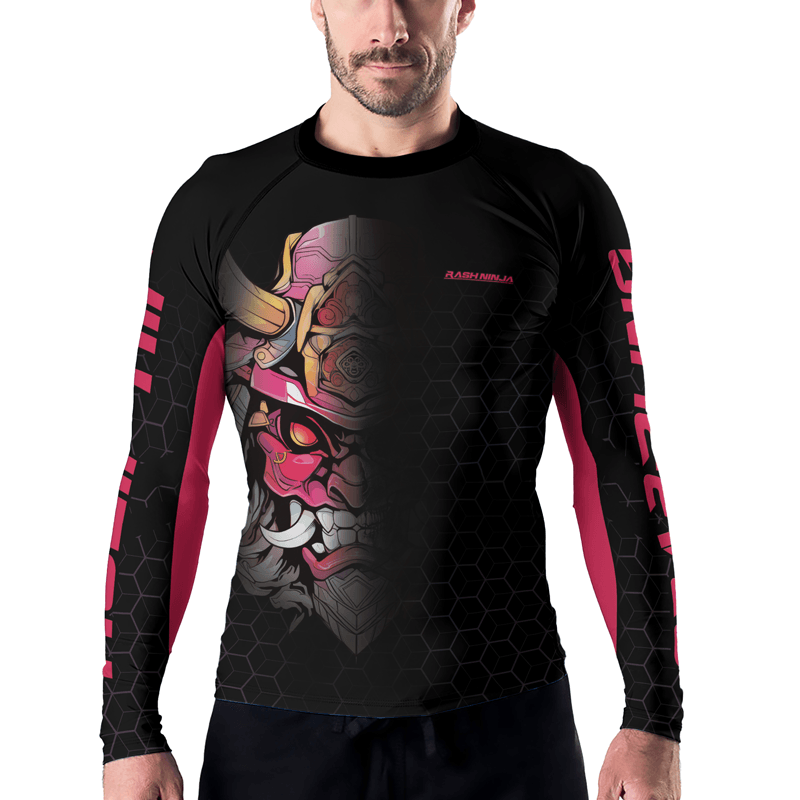Rashninja Fear the Oni Men's Long Sleeve Rash Guard