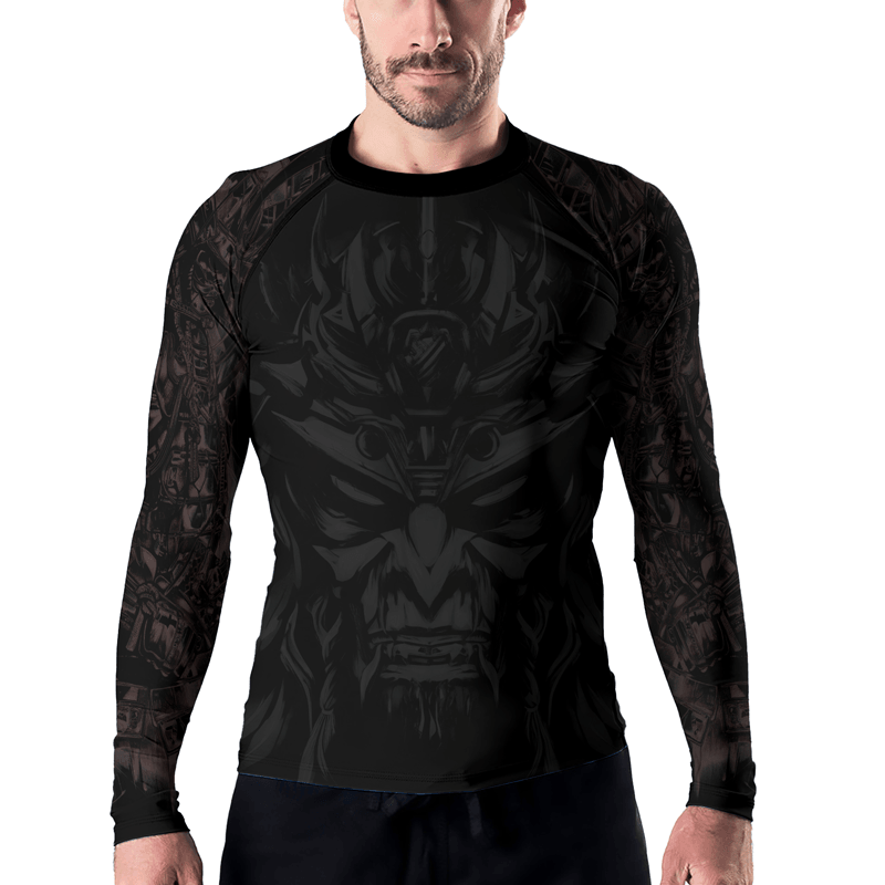 Rashninja Cyber Oni Chronicles Men's Long Sleeve Rash Guard