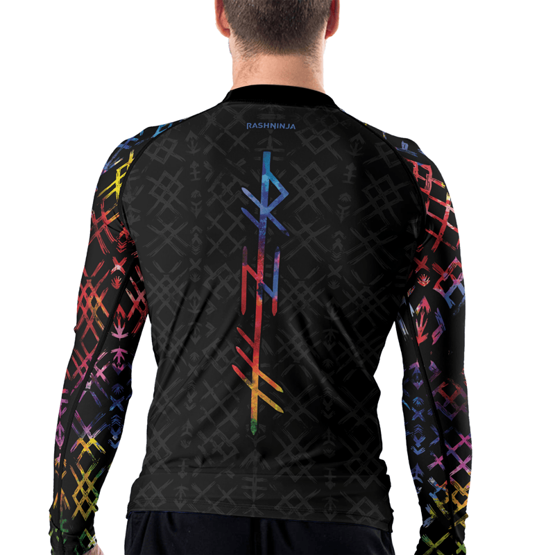 Rashninja Norse Mythology Men's Long Sleeve Rash Guard