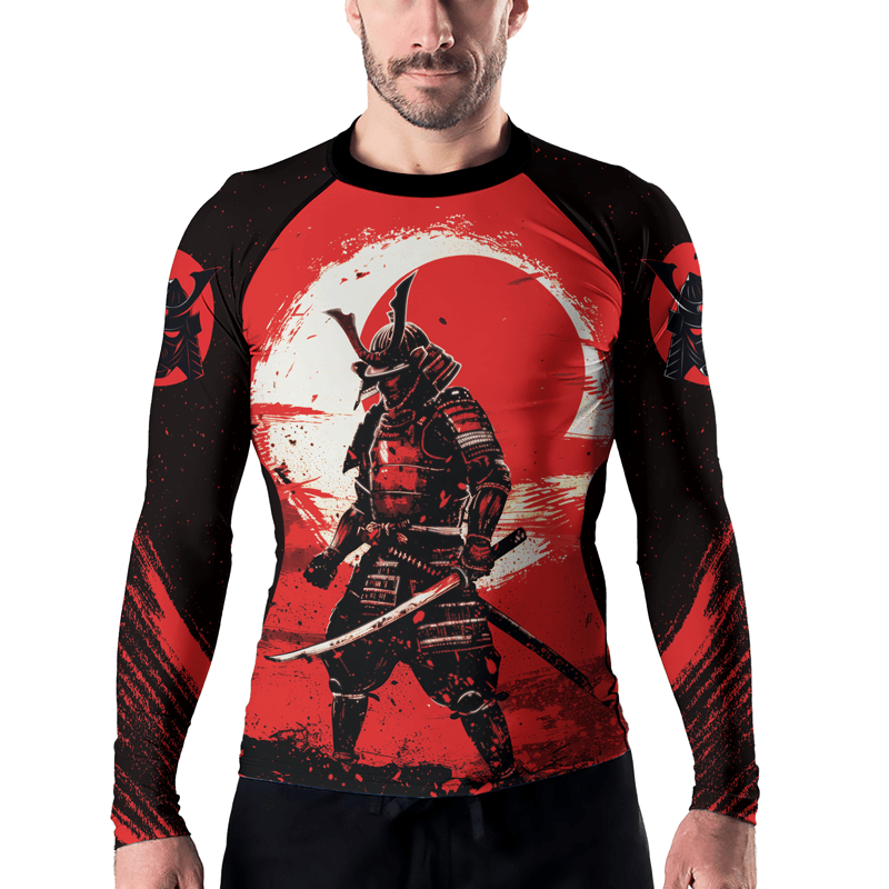 Rashninja Blade of the Samurai Men's Long Sleeve Rash Guard