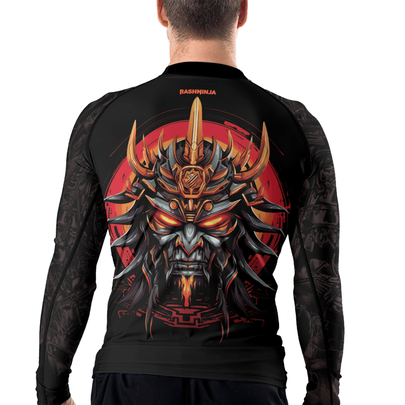 Rashninja Cyber Oni Chronicles Men's Long Sleeve Rash Guard