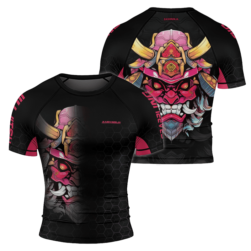 Rashninja Fear the Oni Men's Short Sleeve Rash Guard