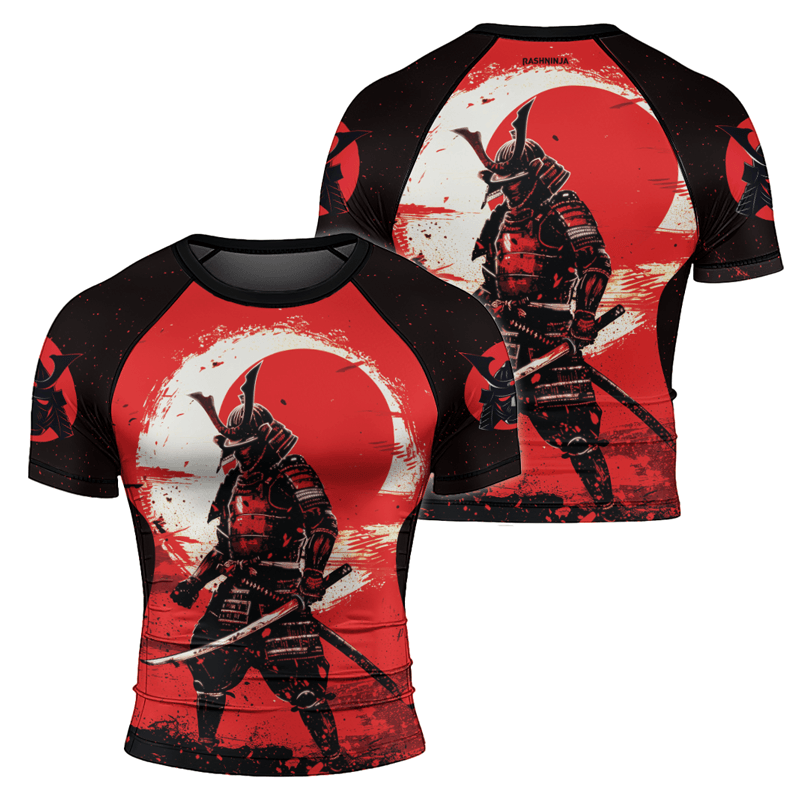 Rashninja Blade of the Samurai Men's Short Sleeve Rash Guard