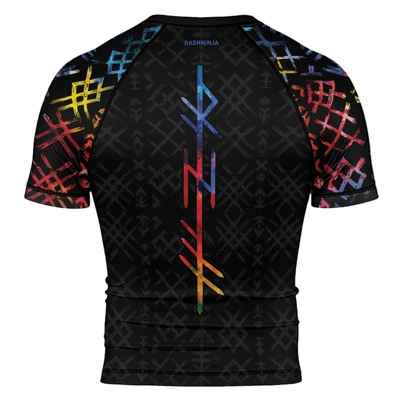 Rashninja Norse Mythology Men's Short Sleeve Rash Guard