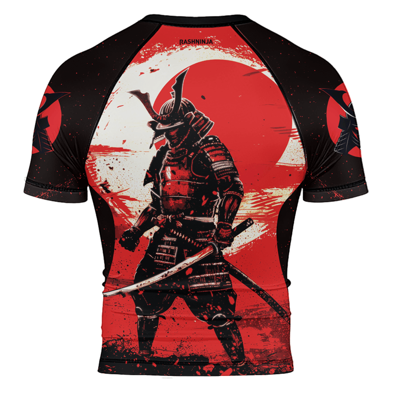 Rashninja Blade of the Samurai Men's Short Sleeve Rash Guard
