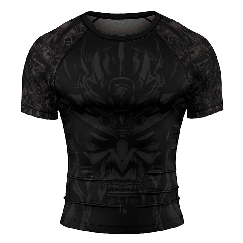 Rashninja Cyber Oni Chronicles Men's Short Sleeve Rash Guard