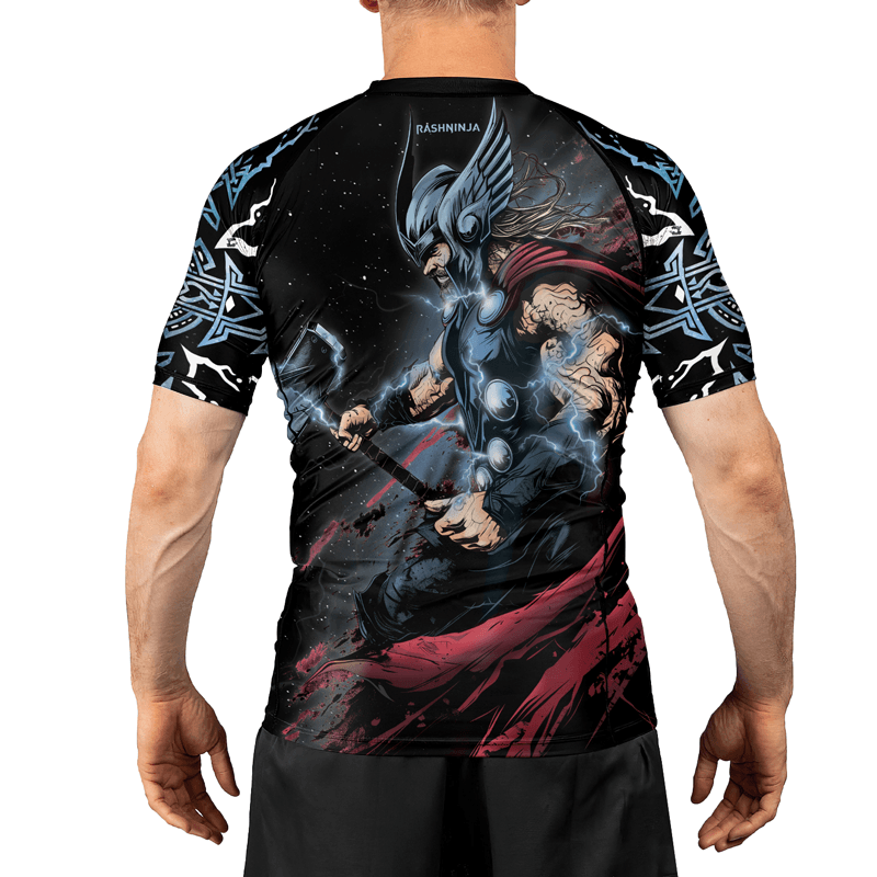 Rashninja God of Thunder Men's Short Sleeve Rash Guard