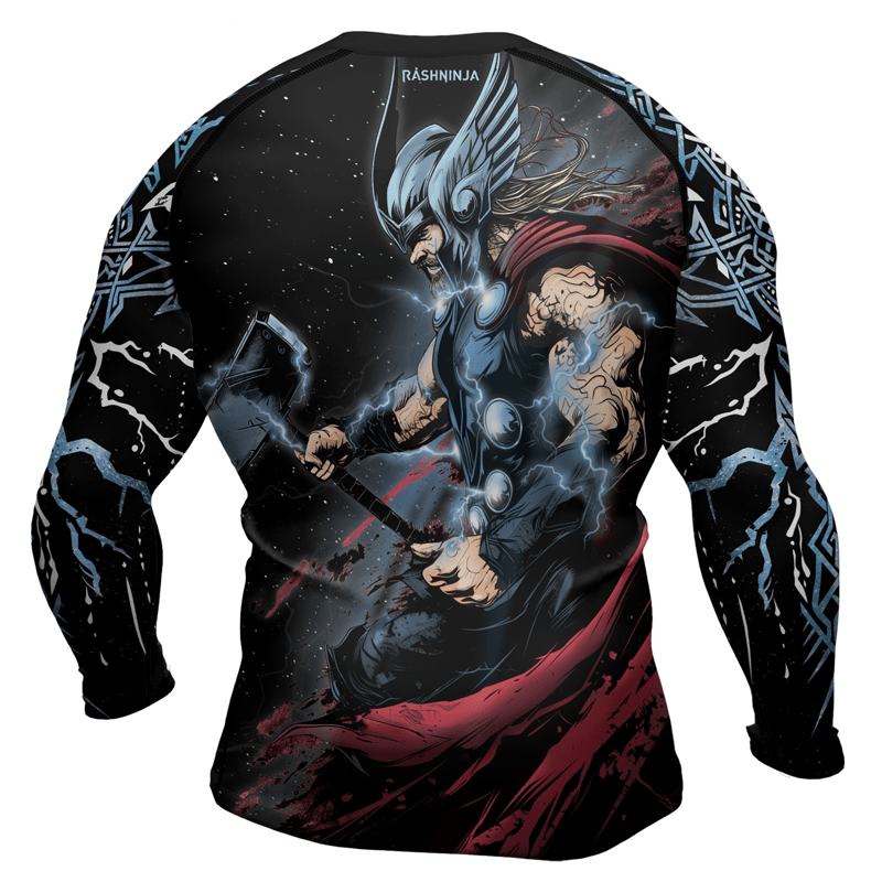 Rashninja God of Thunder Men's Long Sleeve Rash Guard