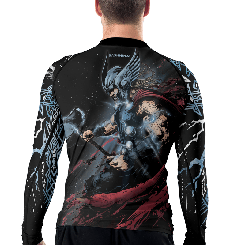Rashninja God of Thunder Men's Long Sleeve Rash Guard