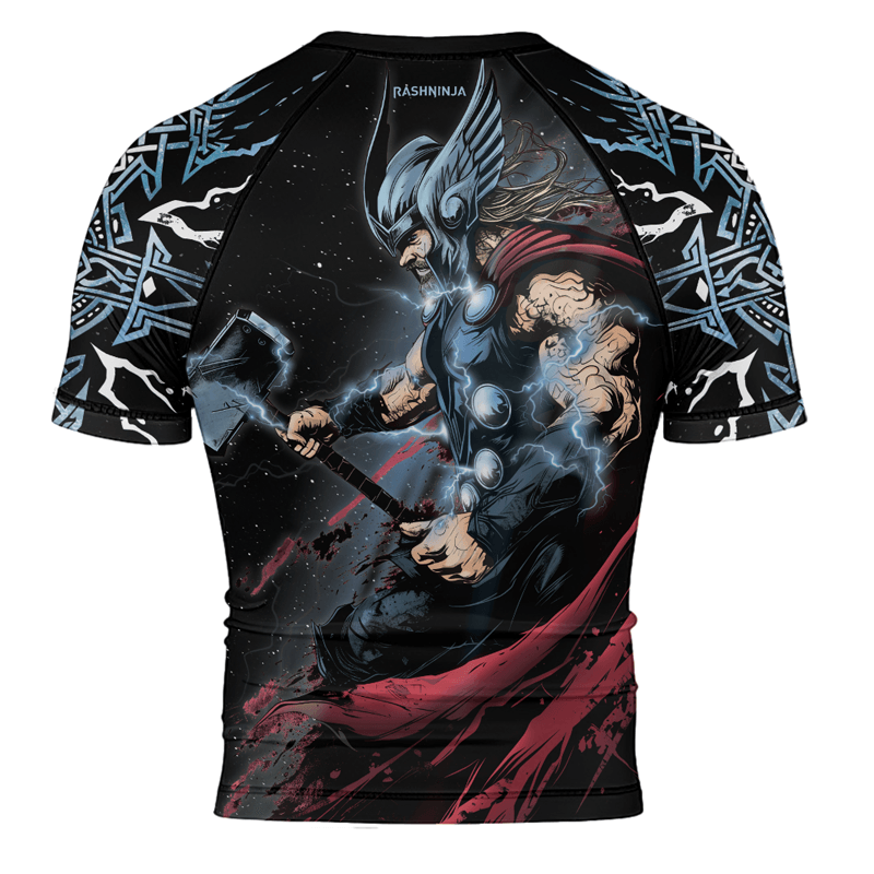 Rashninja God of Thunder Men's Short Sleeve Rash Guard