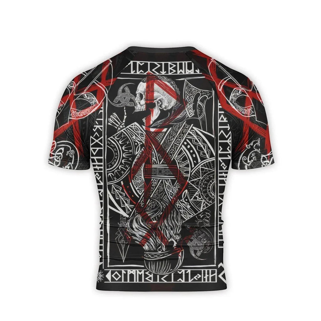 Ragnar Lothbrok Men's Short Sleeve Rash Guard