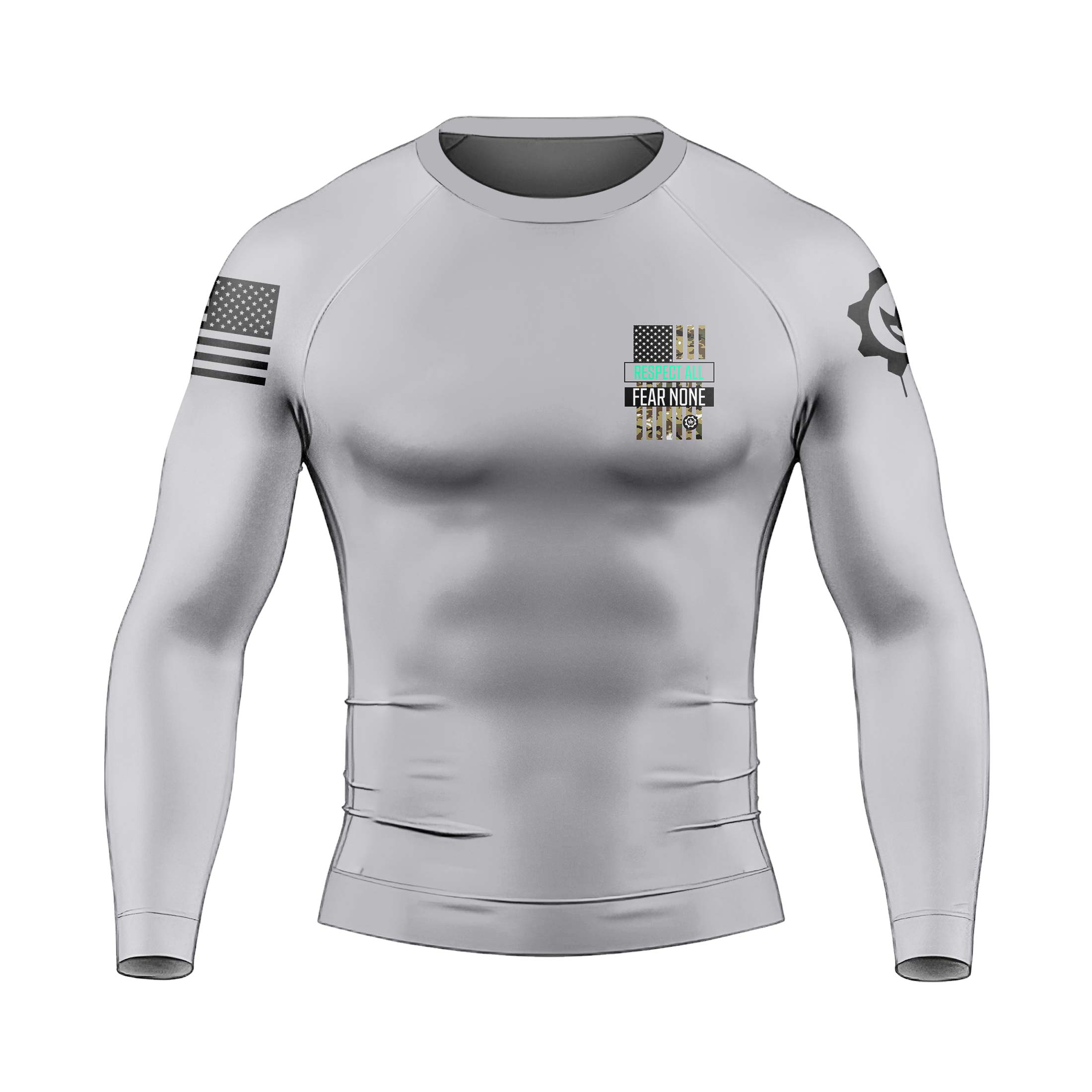 Respect All Men's Long Sleeve Rash Guard