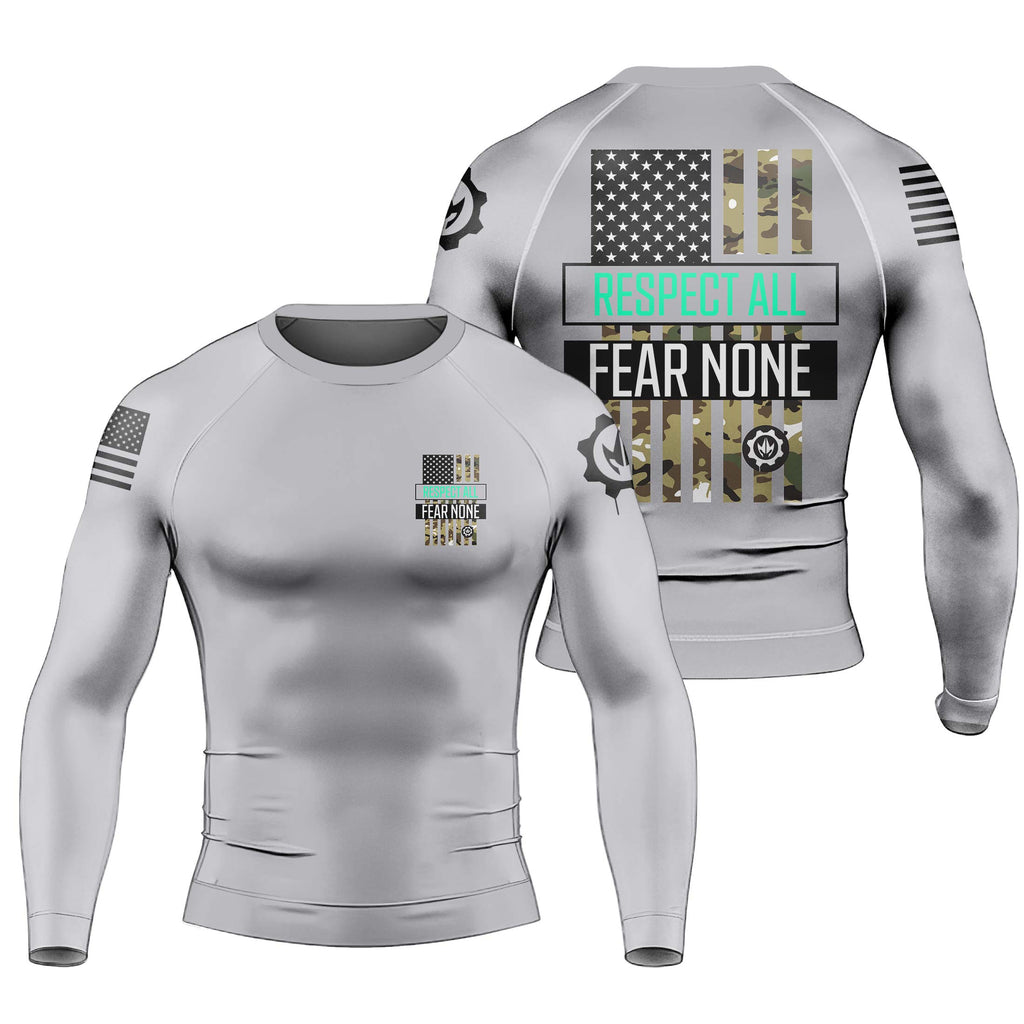 Respect All Men's Long Sleeve Rash Guard