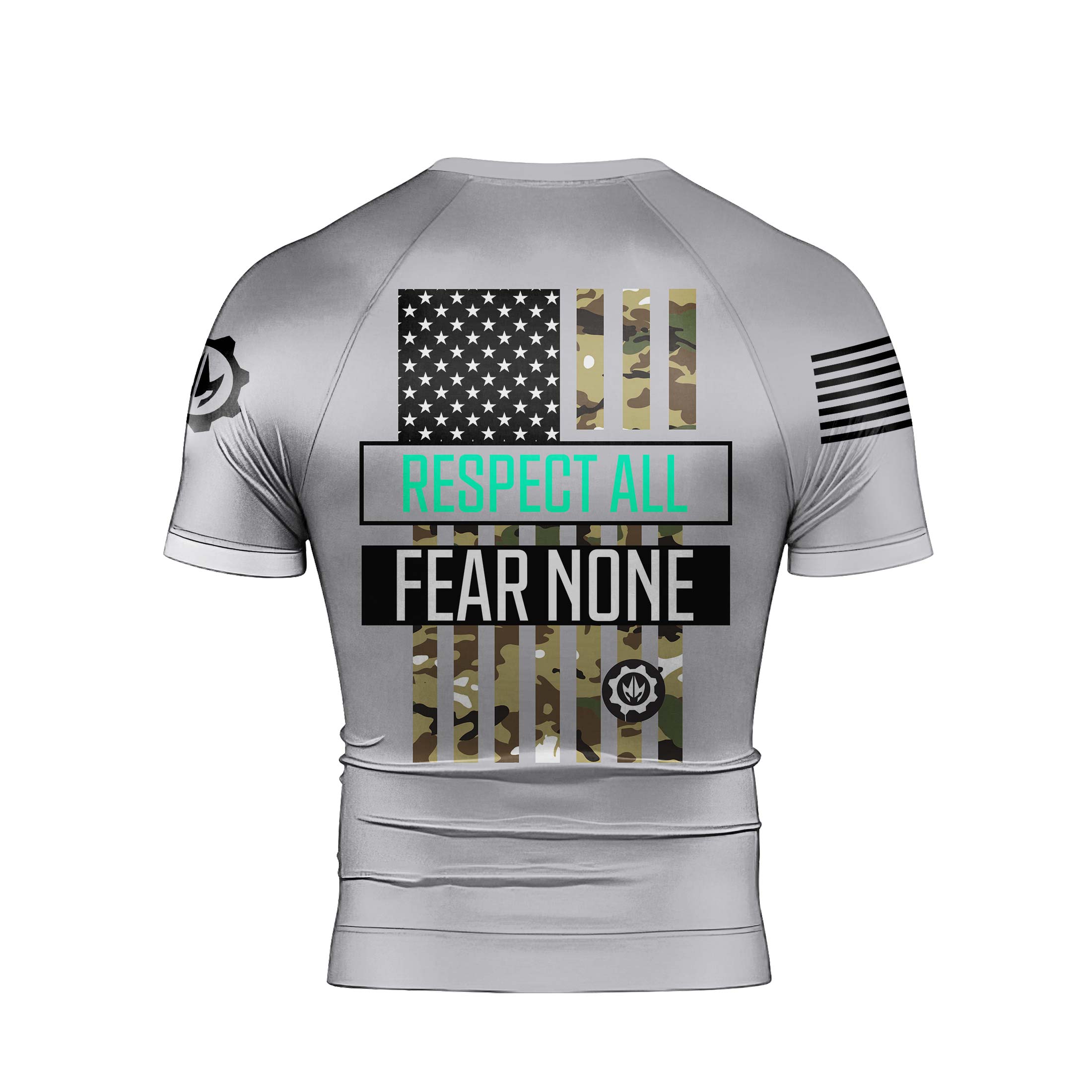 Respect All Men's Short Sleeve Rash Guard