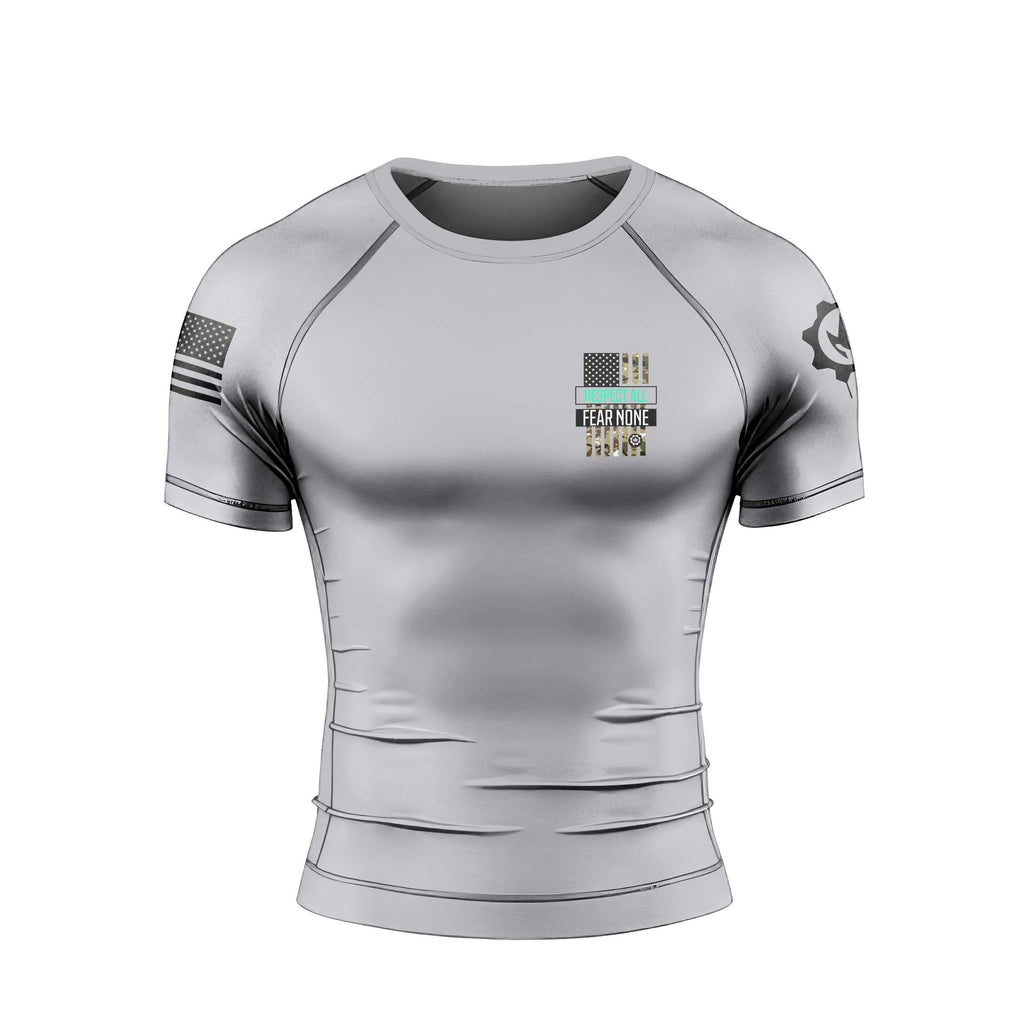 Respect All Men's Short Sleeve Rash Guard