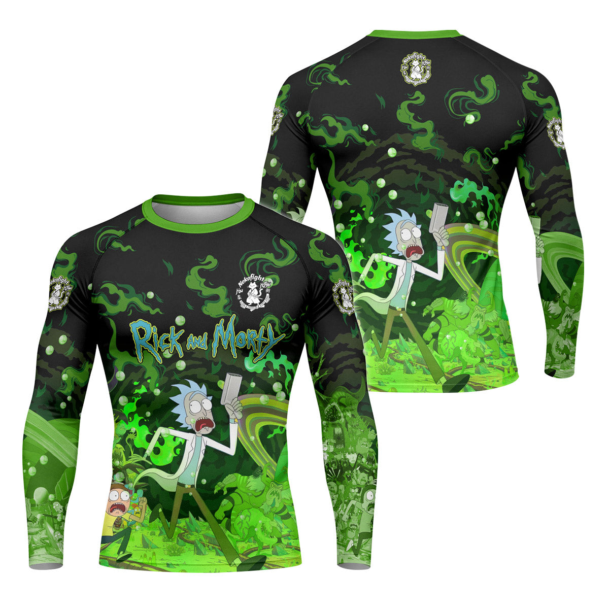 Rick And Morty Rash Guard