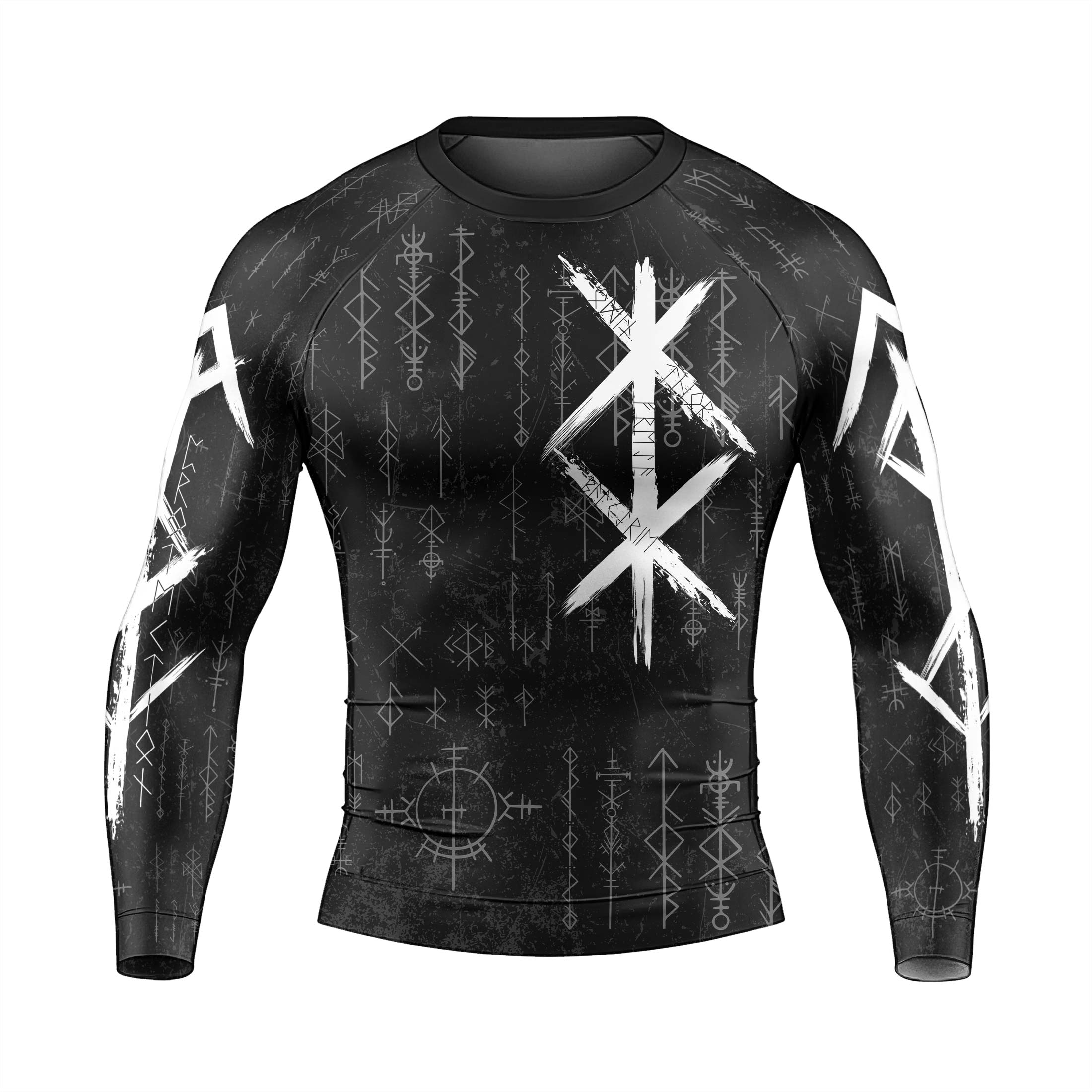 Rune of Protection Men's Long Sleeve Rash Guard