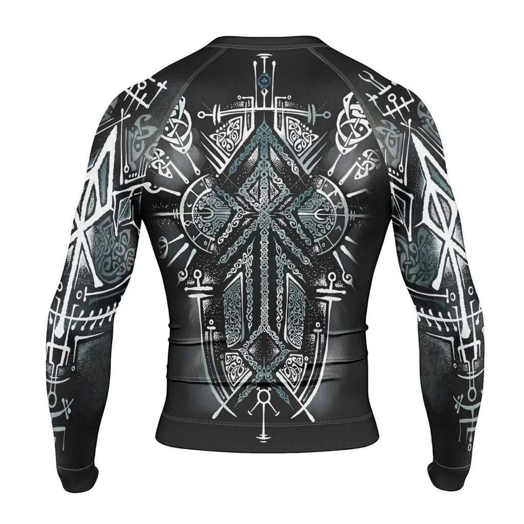 Runes Of Loki Men's Long Sleeve Rash Guard
