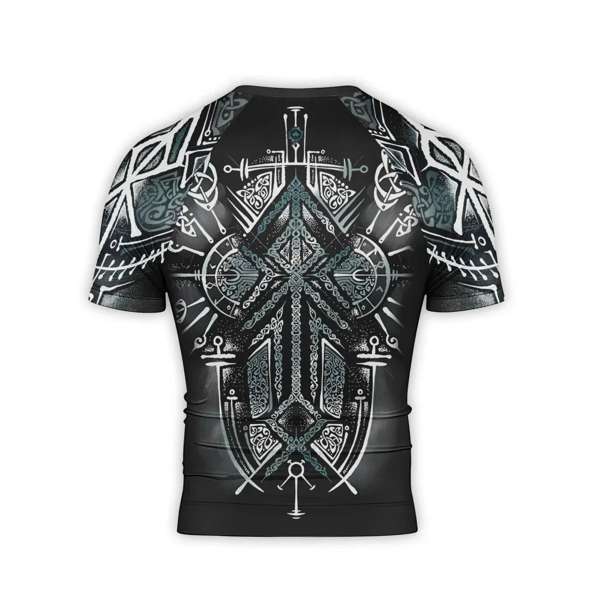 Runes Of Loki Men's Short Sleeve Rash Guard