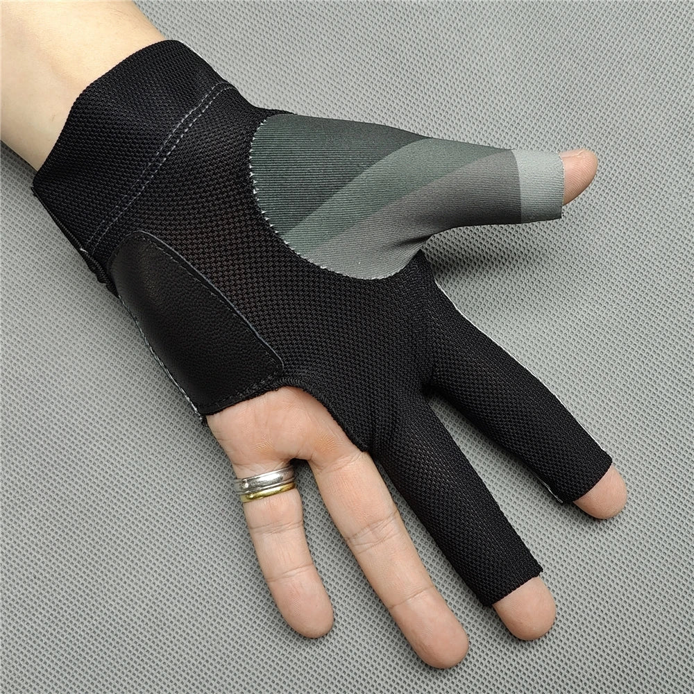 Billiard Glove Left Right Hand GL Medium Large Size Pool Carom 3 Fingers PINK Camouflage Leather Snooker & Billiard Accessories