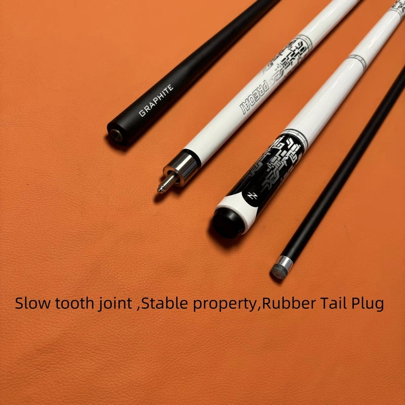 A set of high-performance 13mm carbon fiber billiard cue sticks - precision crafted billiard cue sticks, essential for professio