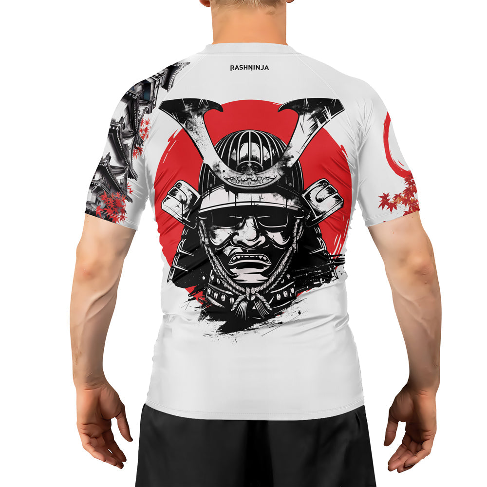 Rashninja Samurai Bushido Ink Men's Short Sleeve Rash Guard