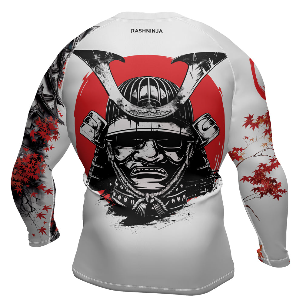 Rashninja Samurai Bushido Ink Men's Long Sleeve Rash Guard