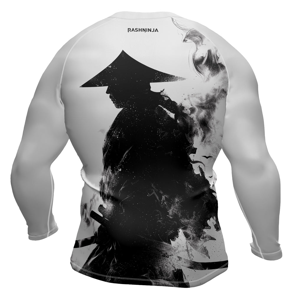 Rashninja Samurai Smoke Phantom Men's Long Sleeve Rash Guard