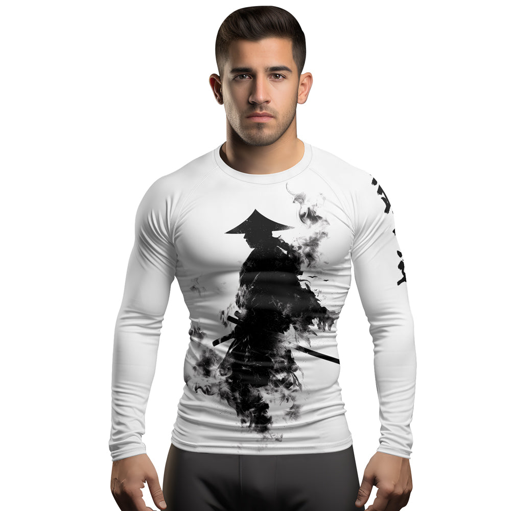 Rashninja Samurai Smoke Phantom Men's Long Sleeve Rash Guard