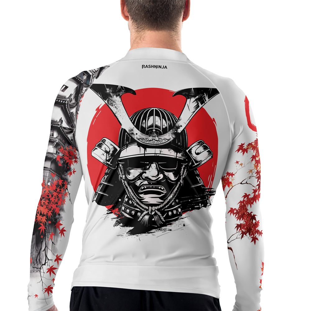 Rashninja Samurai Bushido Ink Men's Long Sleeve Rash Guard
