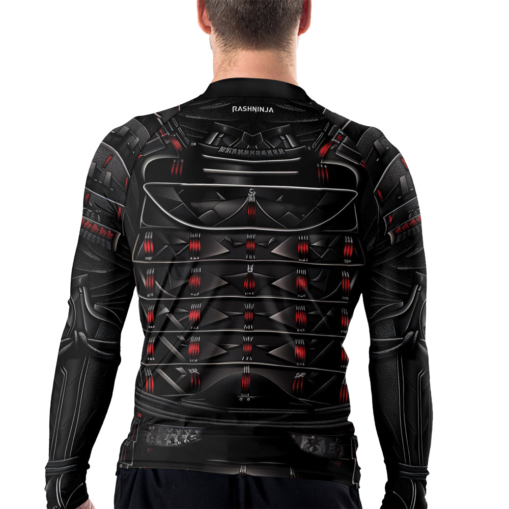 Rashninja Samurai Iron Armor Men's Long Sleeve Rash Guard