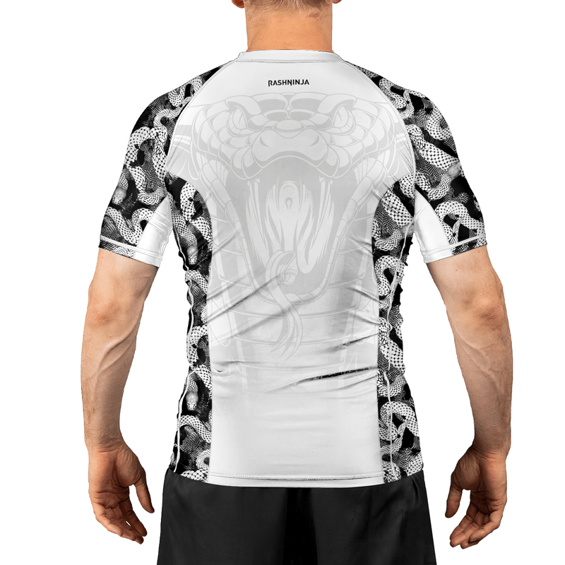Rashninja Strong Snake Men's Short Sleeve Rash Guard
