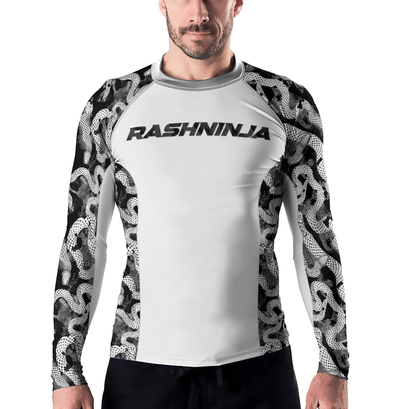 Rashninja Strong Snake Men's Long Sleeve Rash Guard