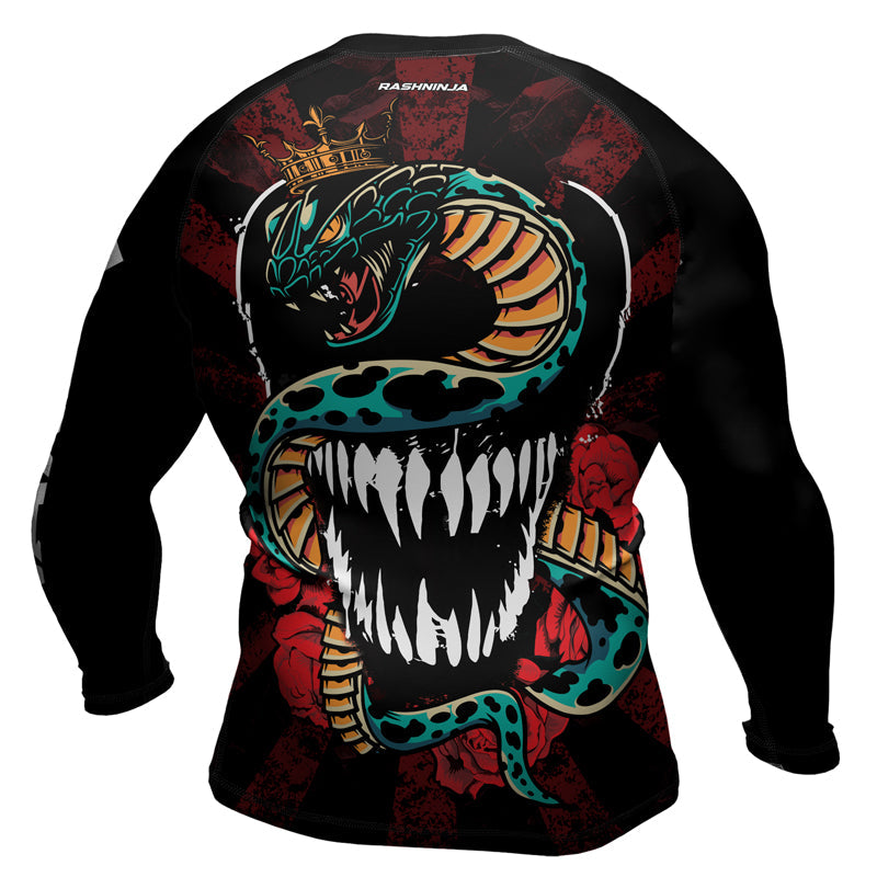 Rashninja Snakebite Fury Men's Long Sleeve Rash Guard